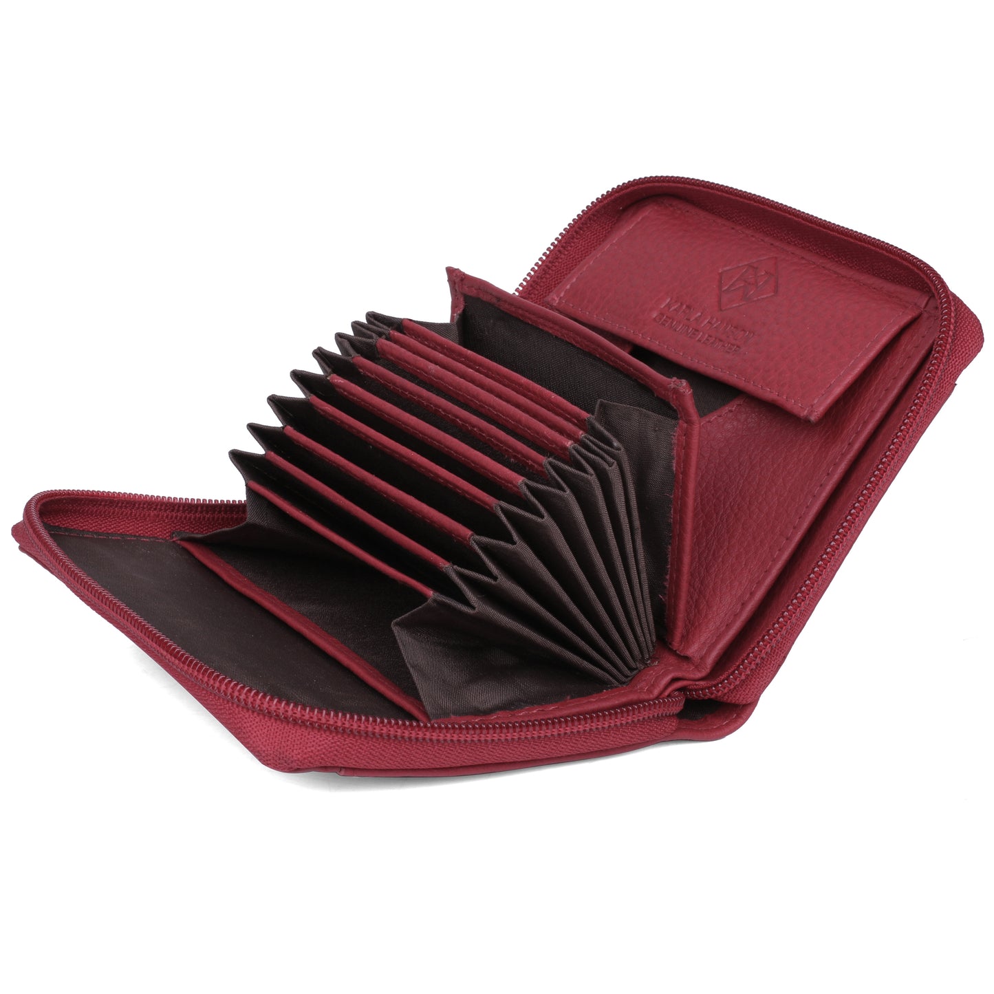 Lorine Leather Accordion Wallet