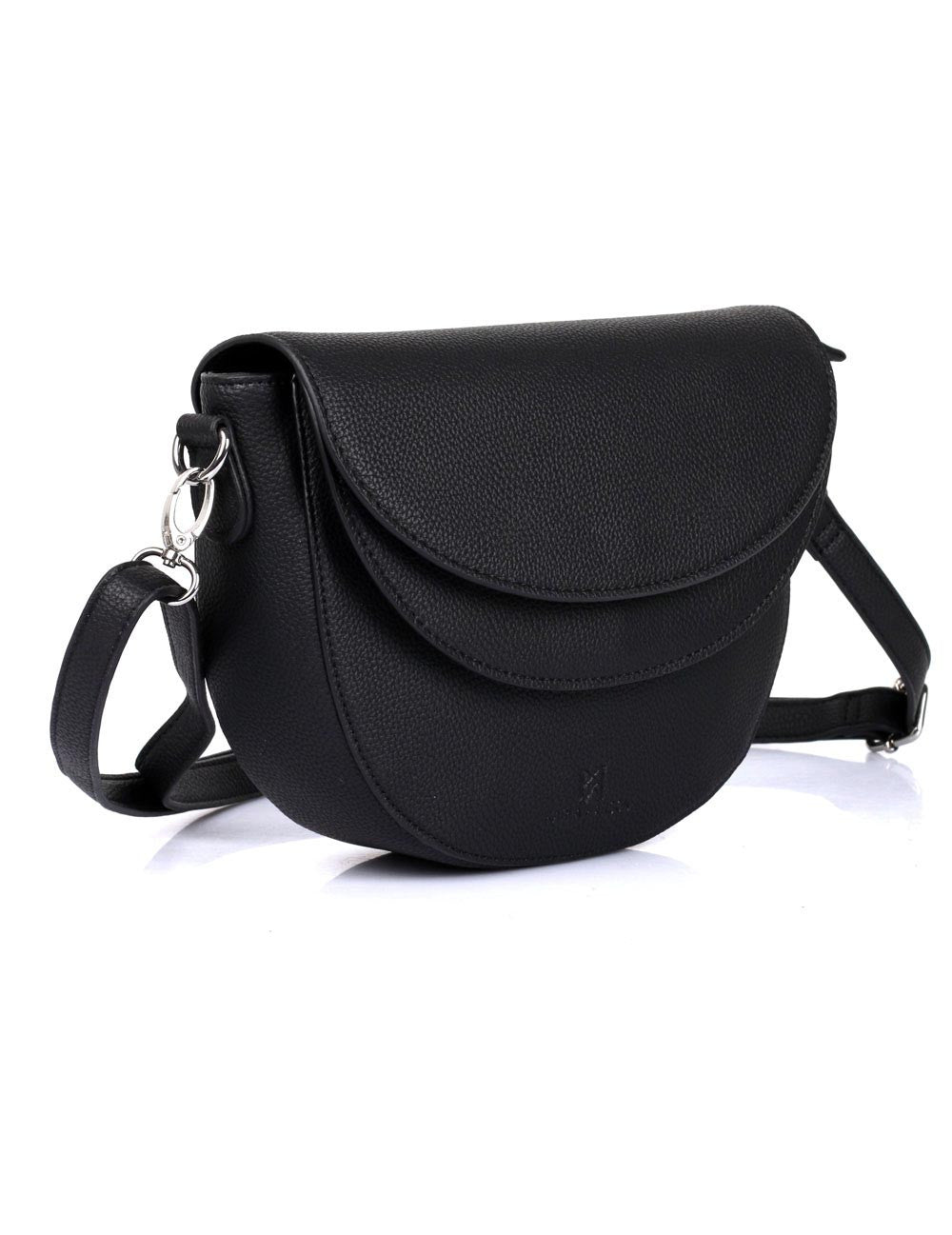 Karla Hanson Linda Women's Saddle Crossbody Bag Python & Black - Karla Hanson