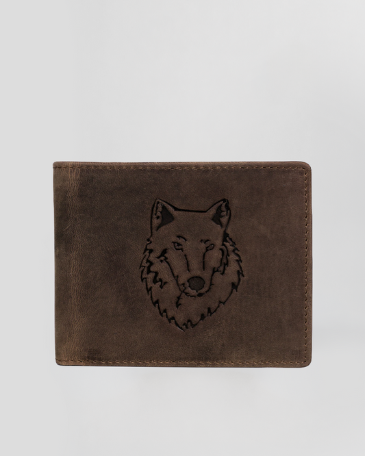 Timber Wolf Leather Wallet