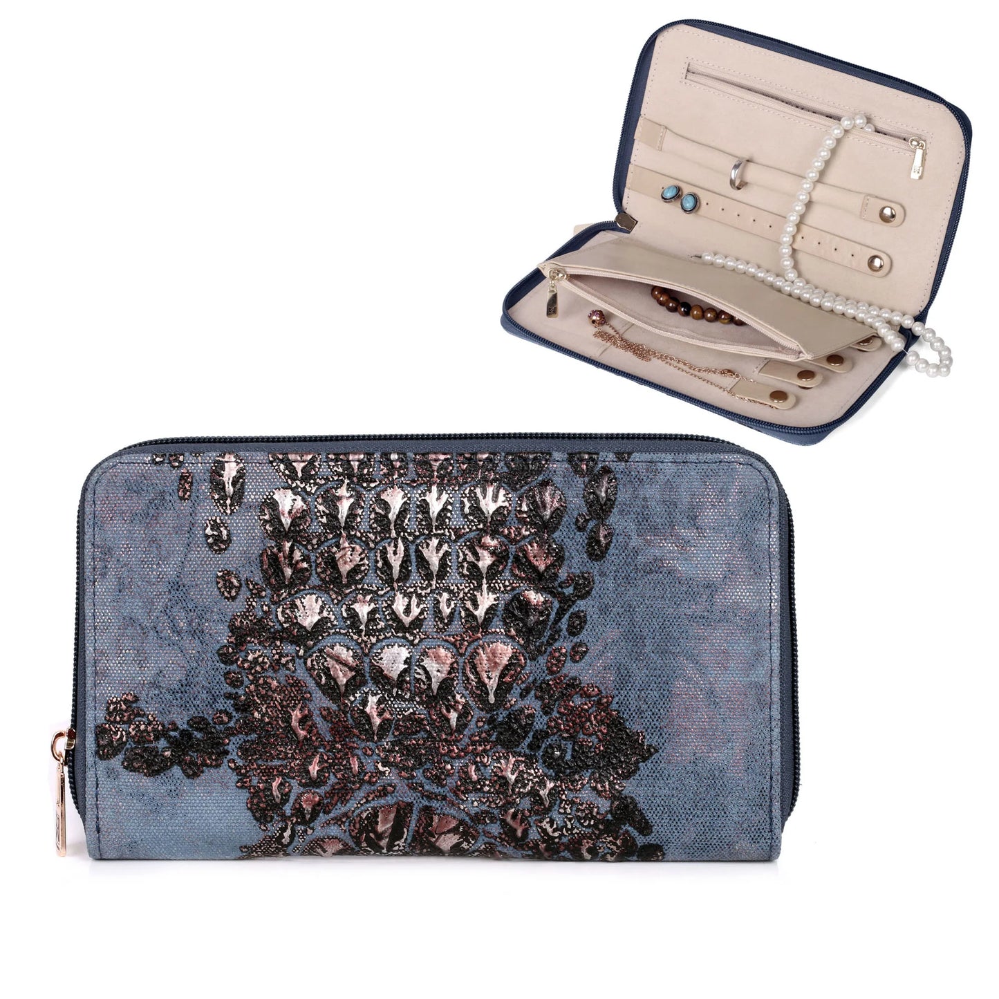 Eva Travel Jewelry Organizer Case