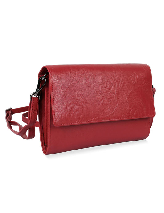 Karla Hanson Delia RFID Blocking Leather Travel Crossbody Clutch