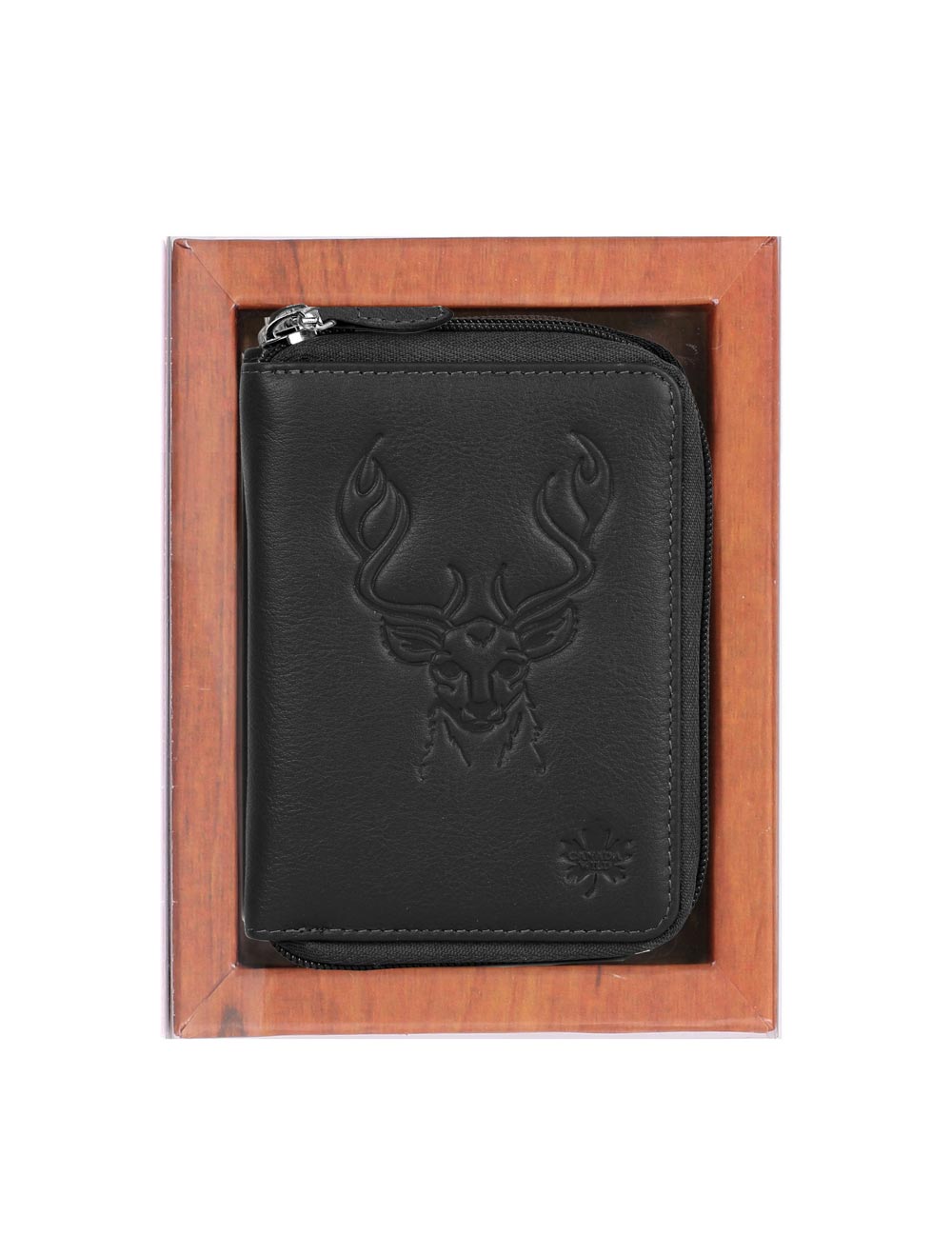 CANADA WILD Women's Leather Wallet Deer - karlahanson.com