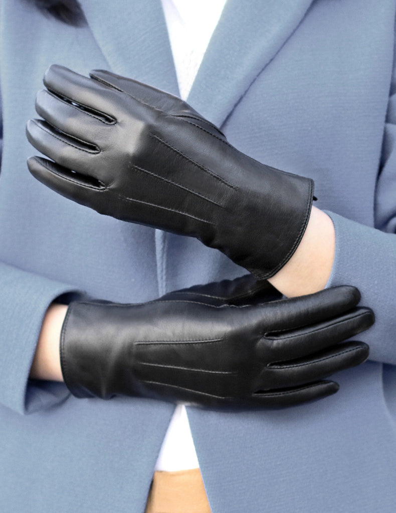 Karla Hanson Women's Deluxe Leather Touch Screen Gloves