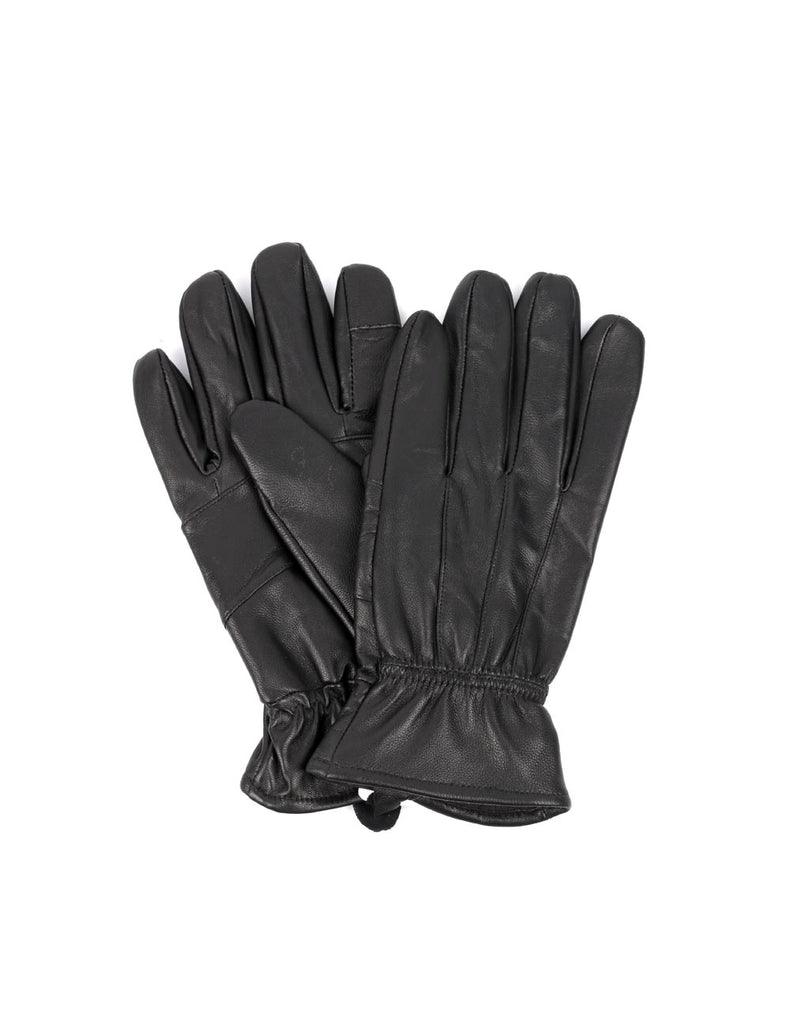 Women's Genuine Leather Touch Screen Gloves Elastic Band - karlahanson.com