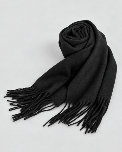 Wool Fringe Scarf