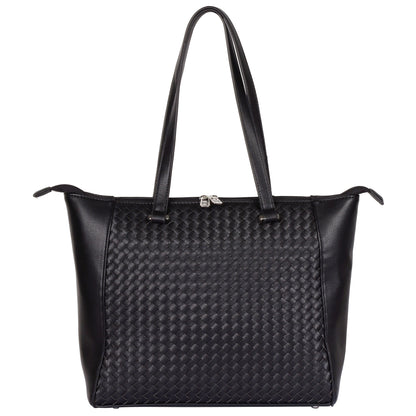 Karla Hanson Tanya Woven Laptop Tote - Karla Hanson