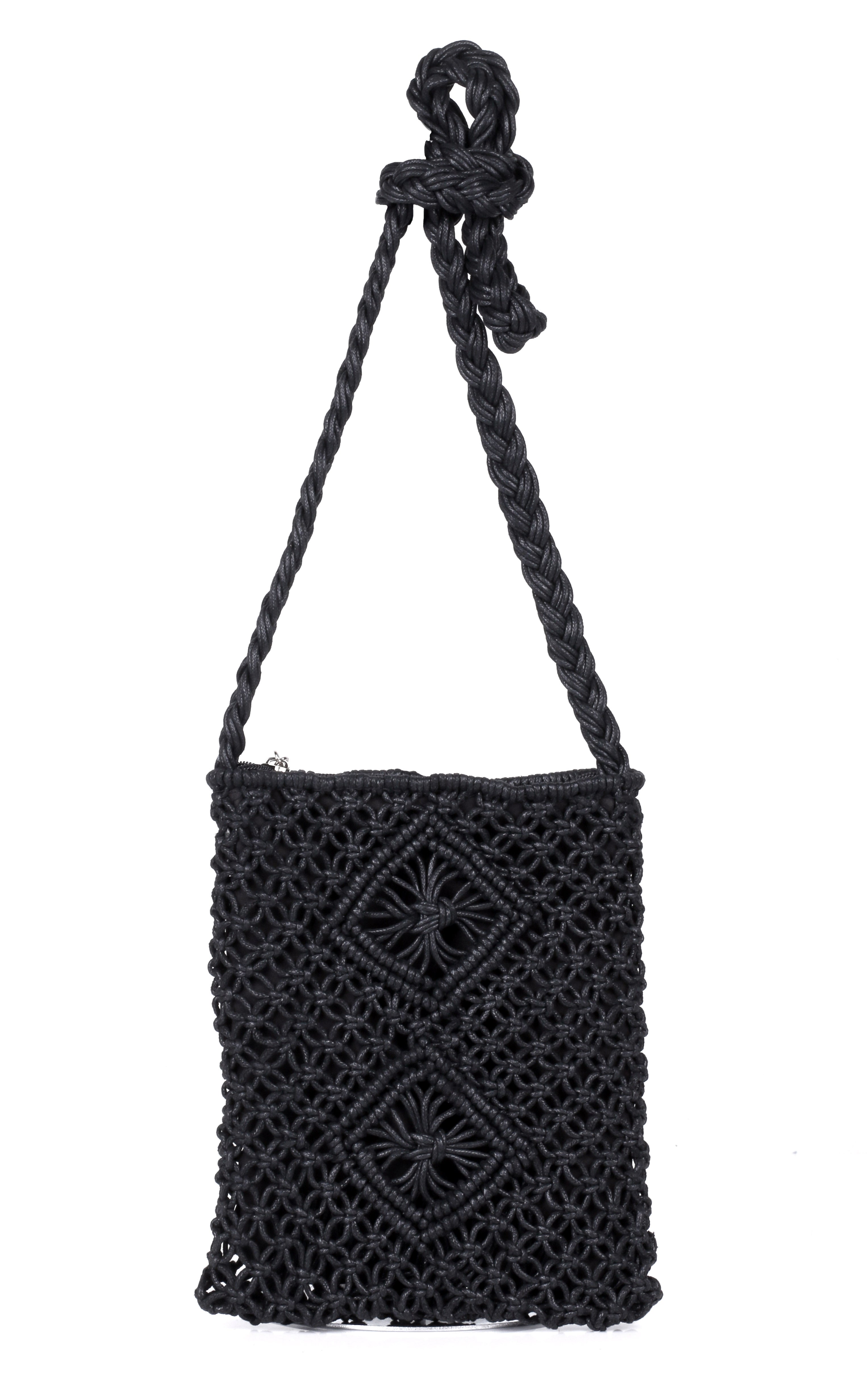 Boho Macrame Crossbody Bag I