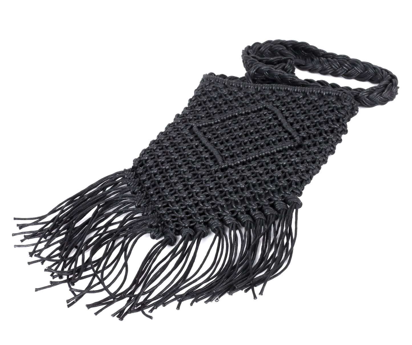 Boho Macrame Crossbody Bag II