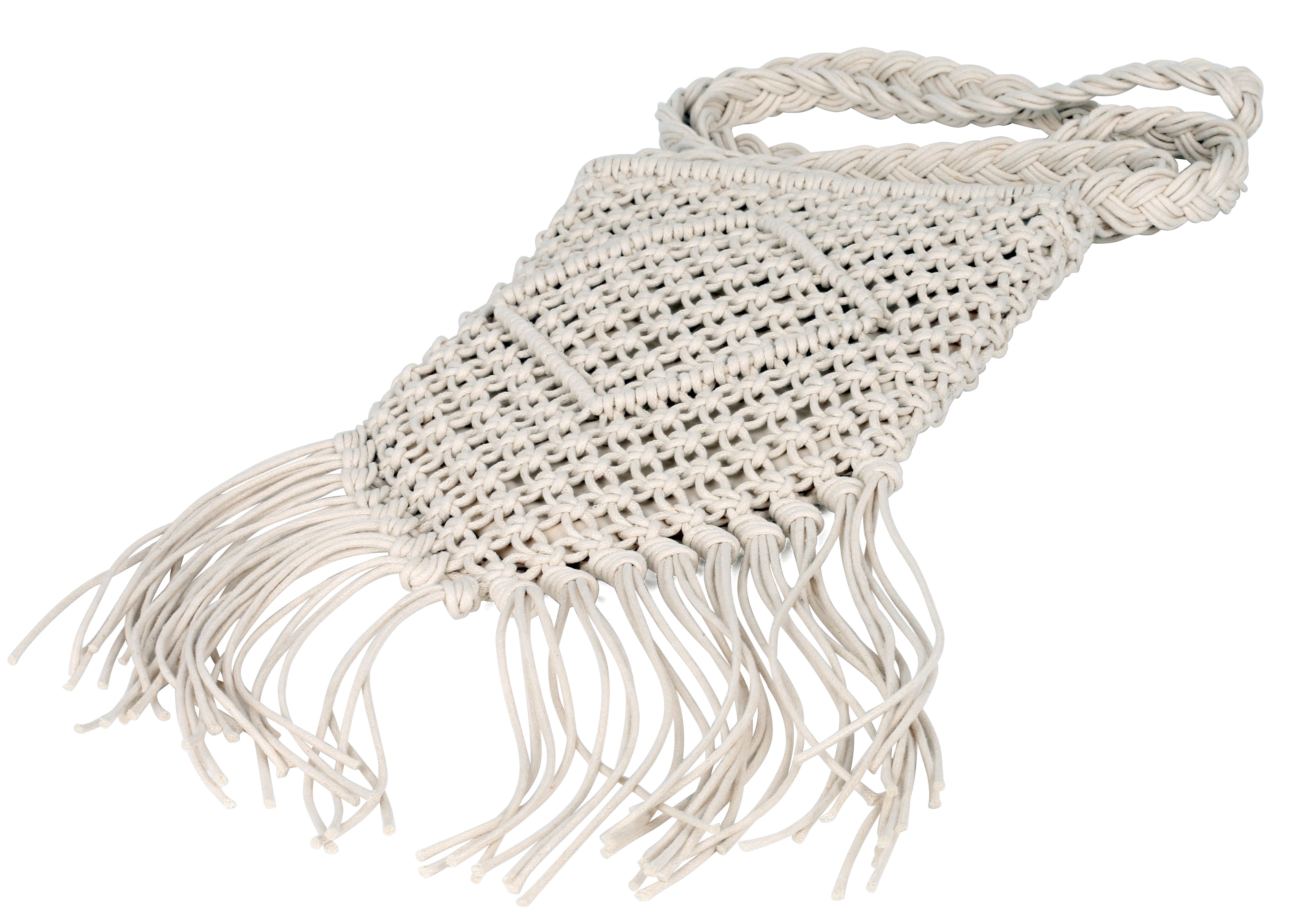 Boho Macrame Crossbody Bag II