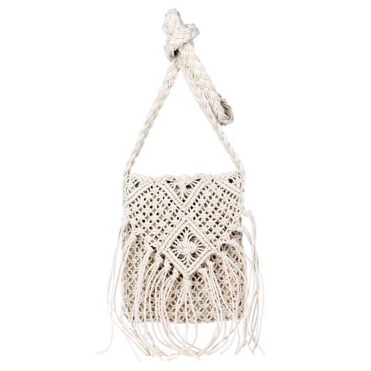 Boho Macrame Crossbody Bag III