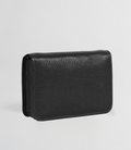 Card Holder Wallet with Flap and Back Zipper
