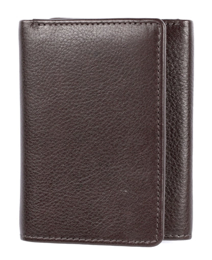 Men's RFID Leather Trifold Wallet - Karla Hanson