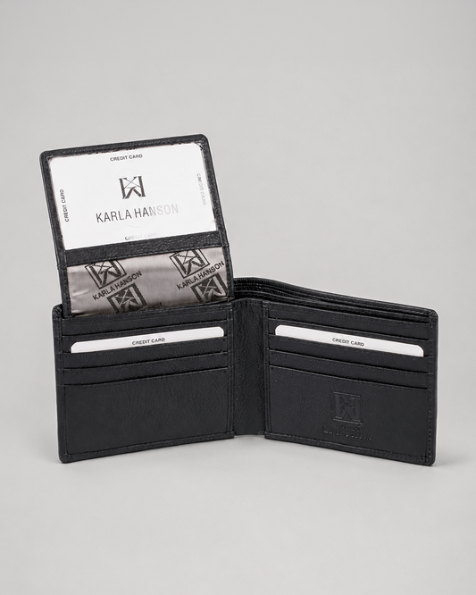 Classic Bifold Wallet with Card Holder Insert
