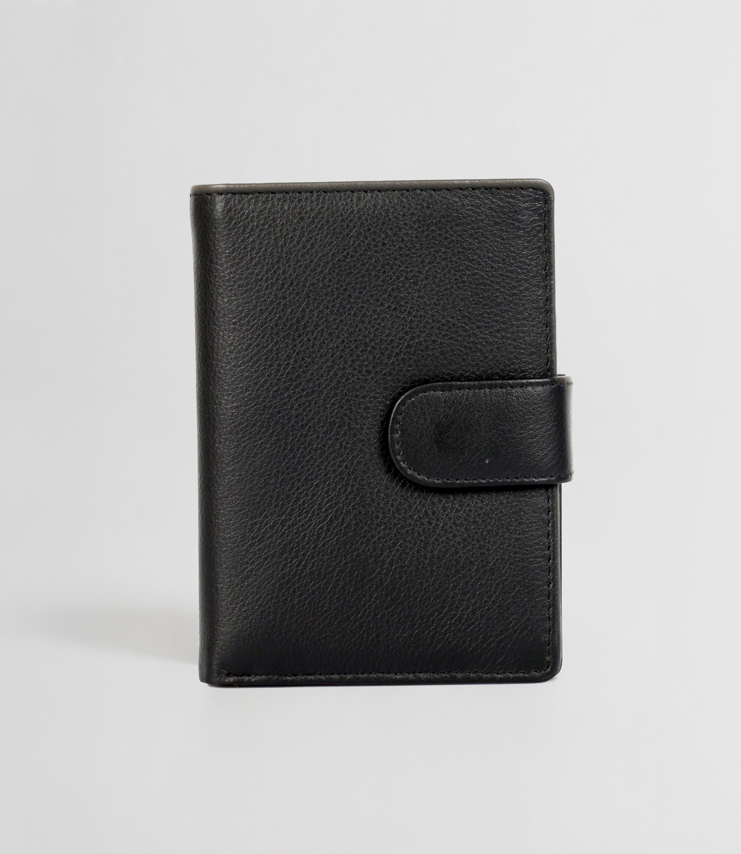Medium Leather Wallet with Zipper Pocket