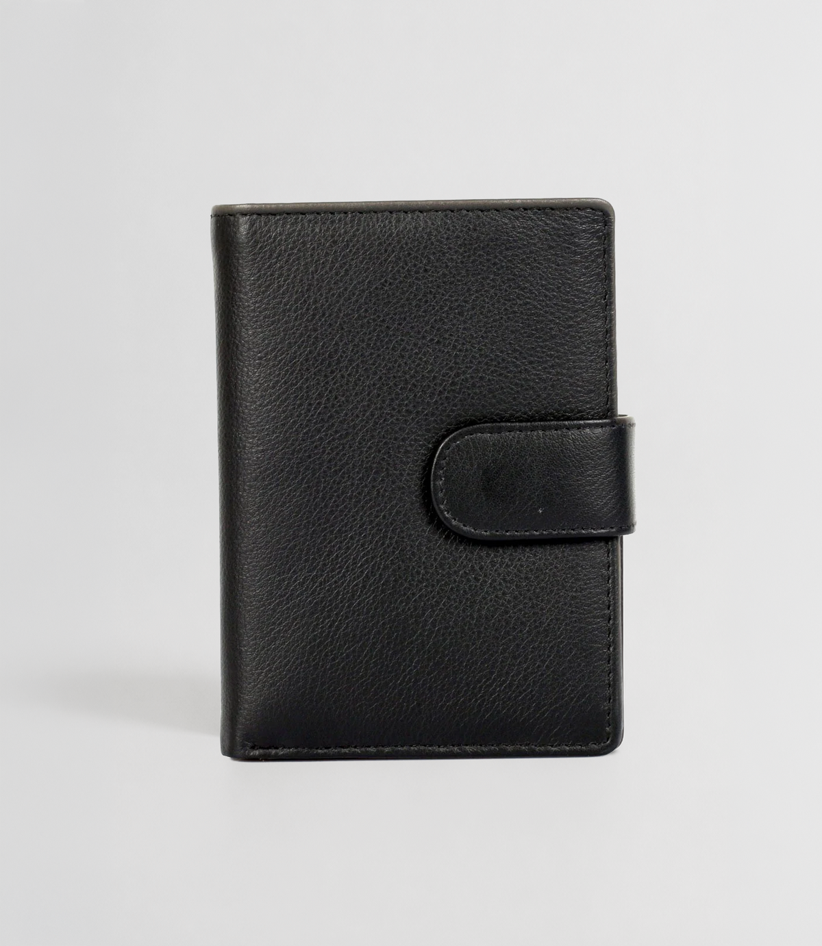 Medium Leather Wallet with Zipper Pocket