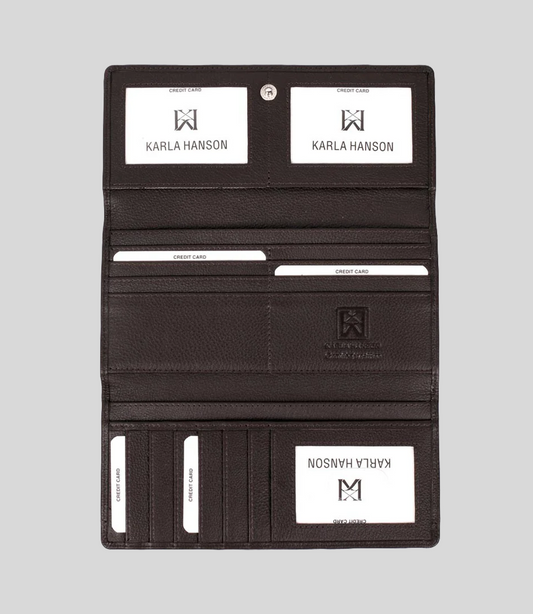 Women's RFID Leather Trifold Wallet