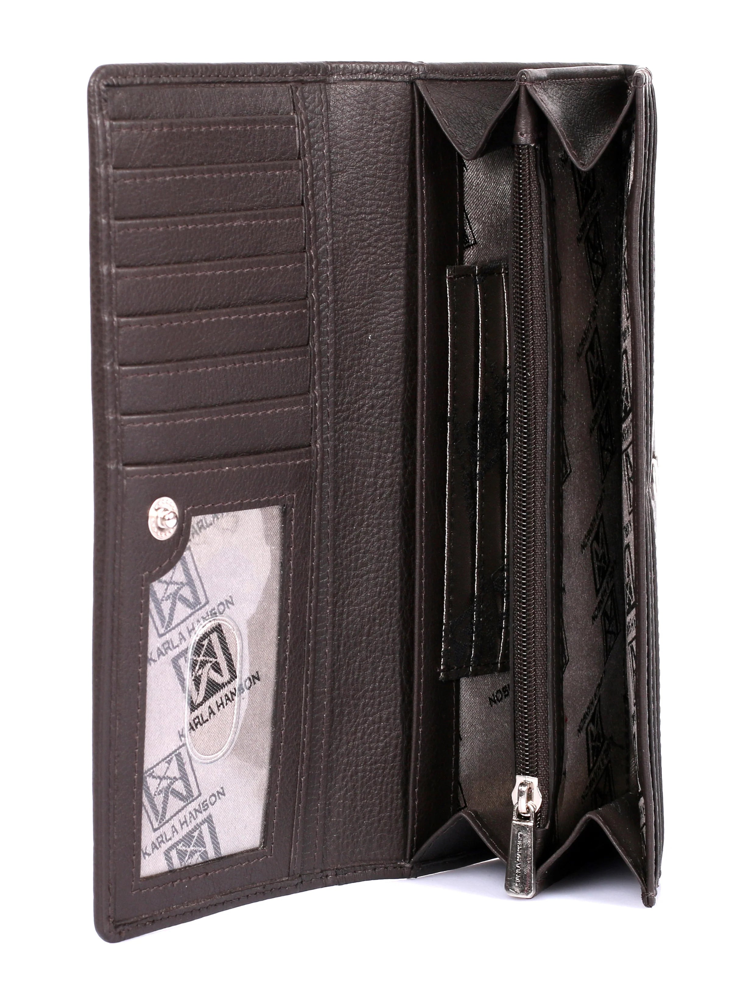 Karla Hanson Women's RFID Leather Bifold Wallet More Colors