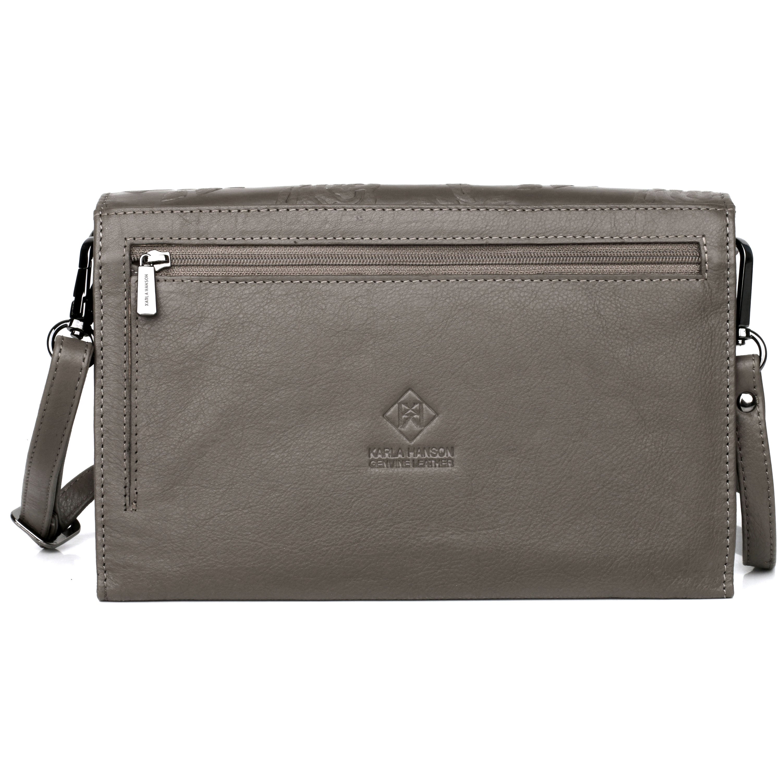 Karla Hanson Delia RFID Blocking Leather Travel Crossbody Clutch