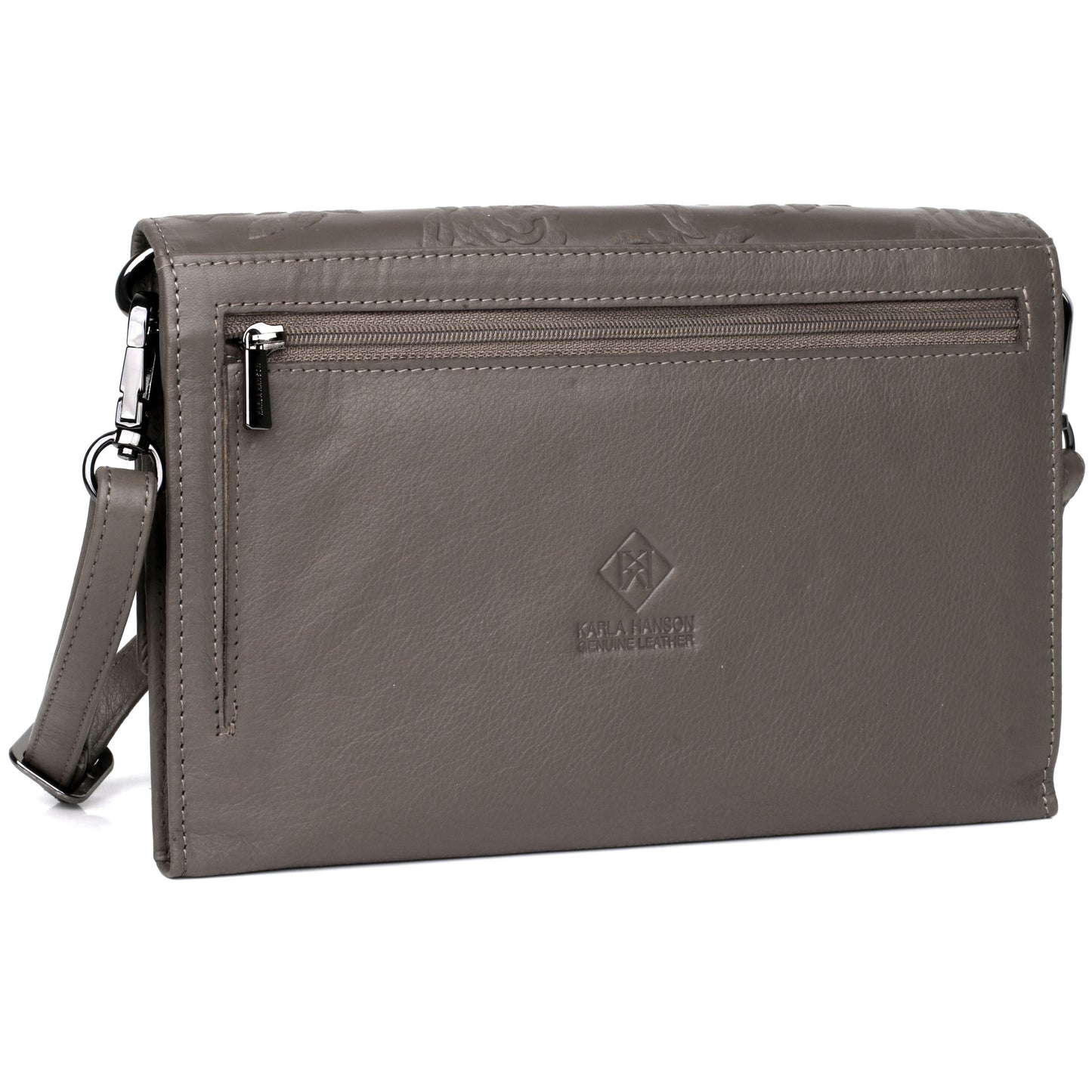 Karla Hanson Delia RFID Blocking Leather Travel Crossbody Clutch