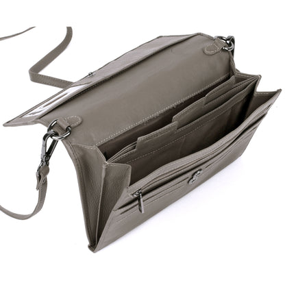 Karla Hanson Delia RFID Blocking Leather Travel Crossbody Clutch