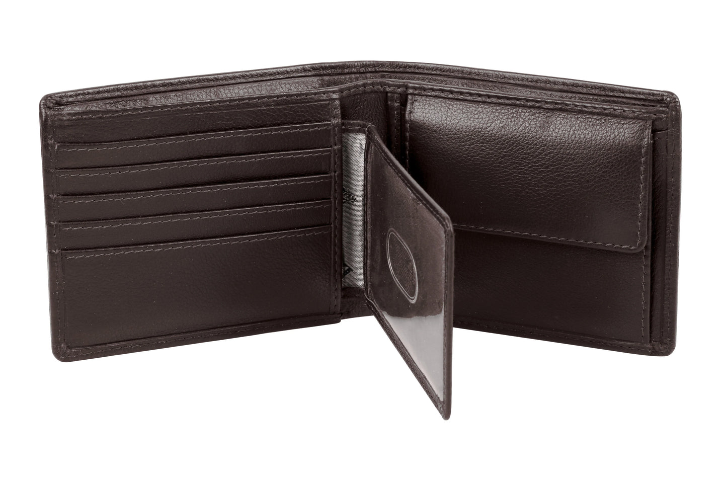 Martin RFID Leather Bifold Wallet with Coin Pocket - Karla Hanson