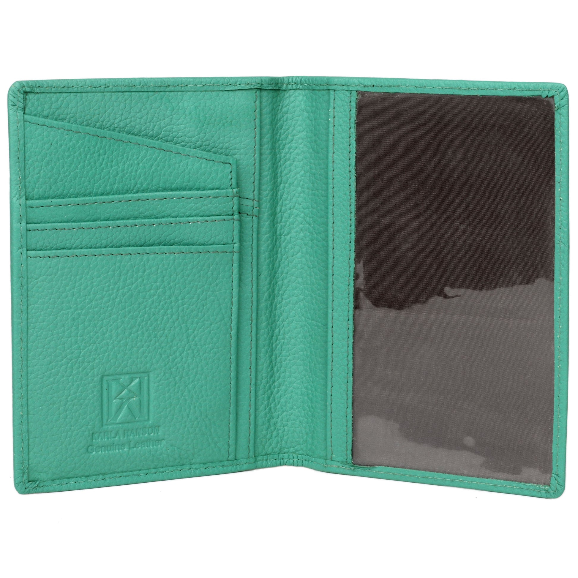 Karla Hanson RFID Travel Leather Passport Holder More Colors - Karla Hanson