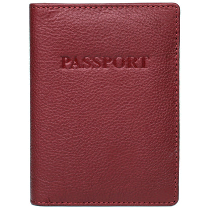 Karla Hanson RFID Travel Leather Passport Holder More Colors - Karla Hanson