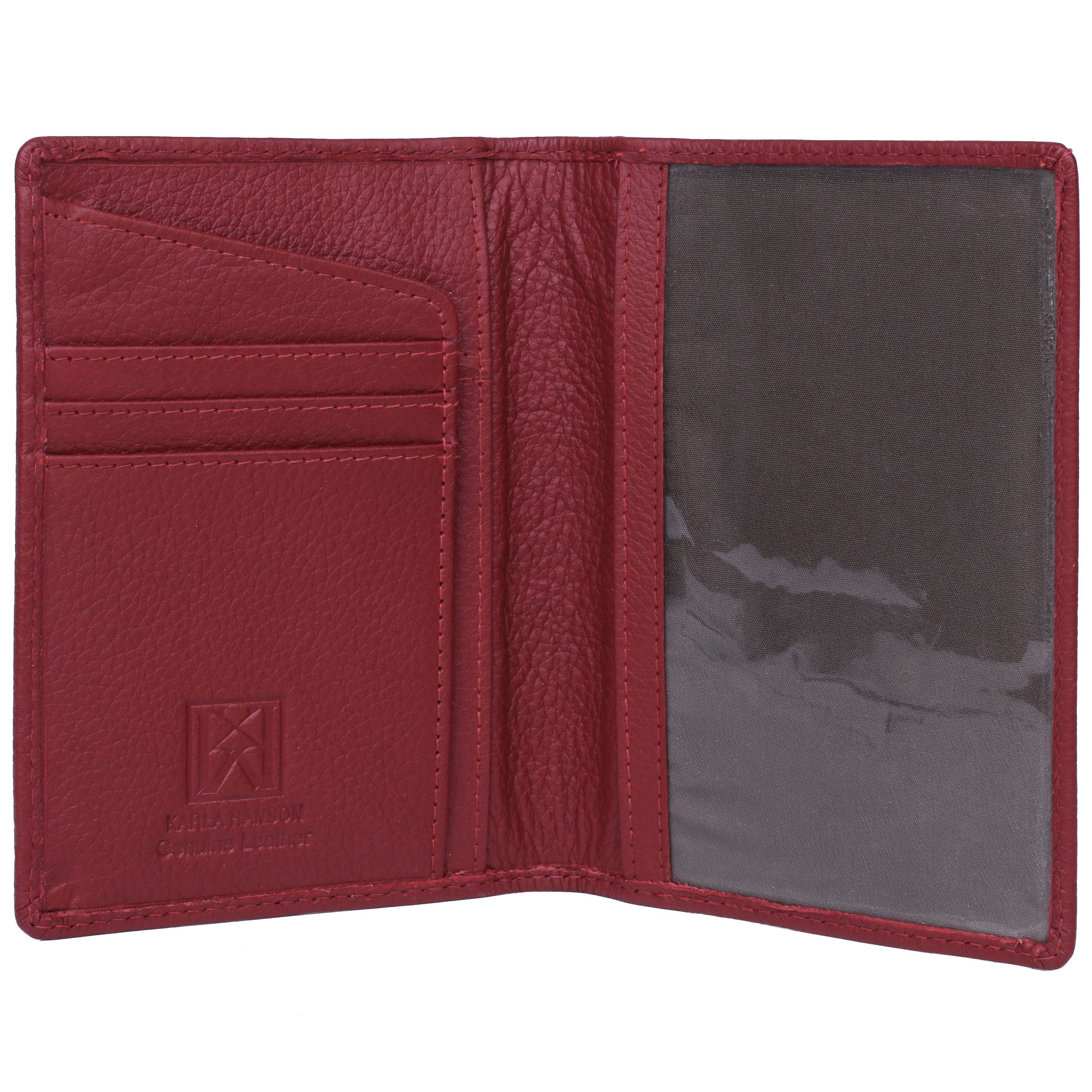 Karla Hanson RFID Travel Leather Passport Holder More Colors