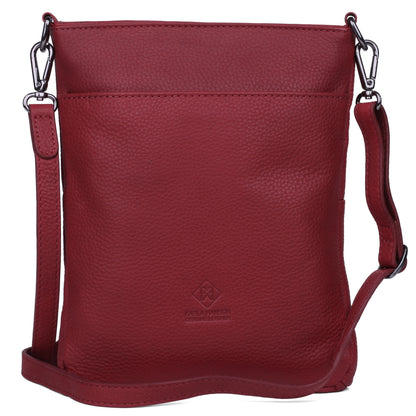 Lorine Leather Crossbody Bag with Compartments - view 4 - Karla Hanson