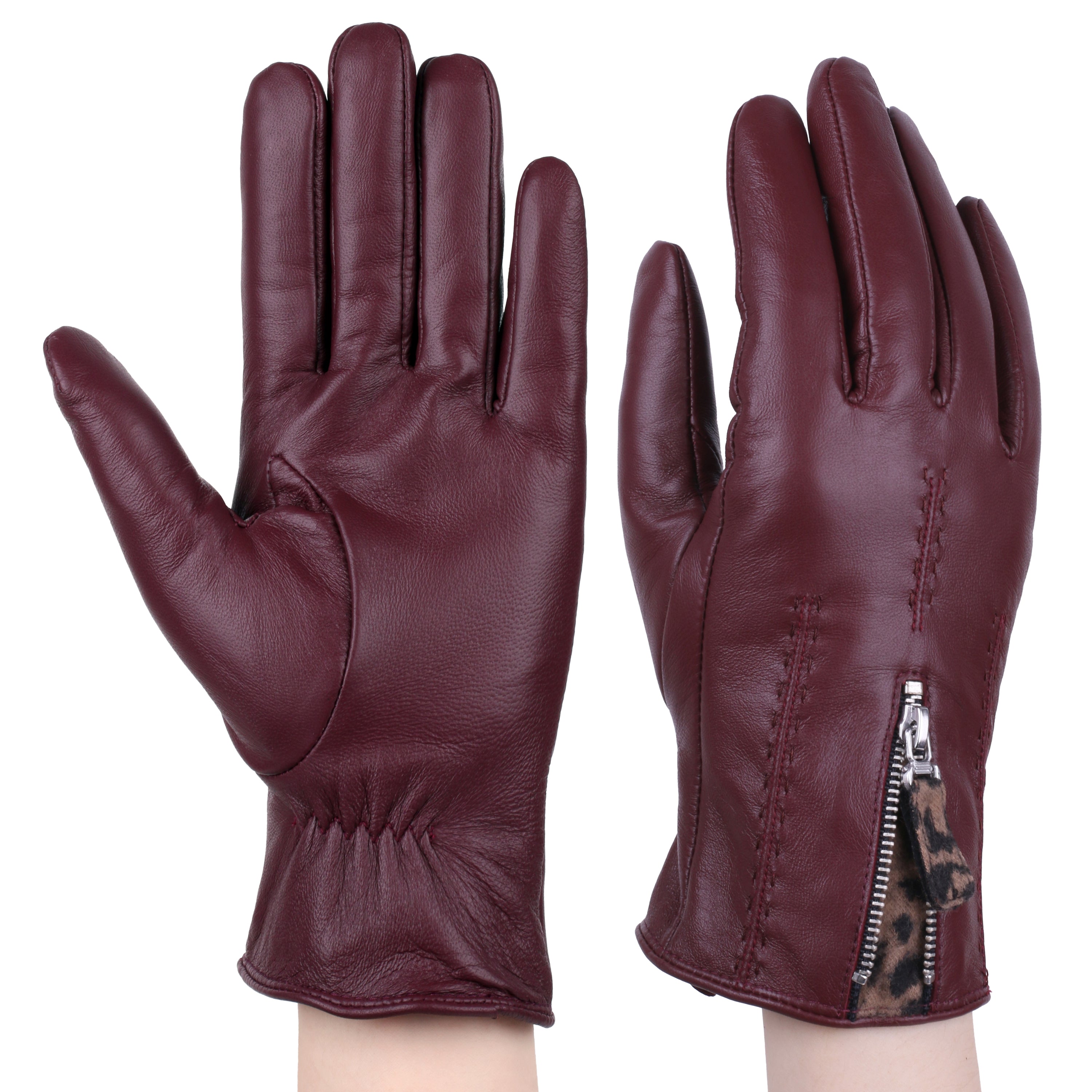 Karla Hanson Women's Leather Touch Screen Gloves