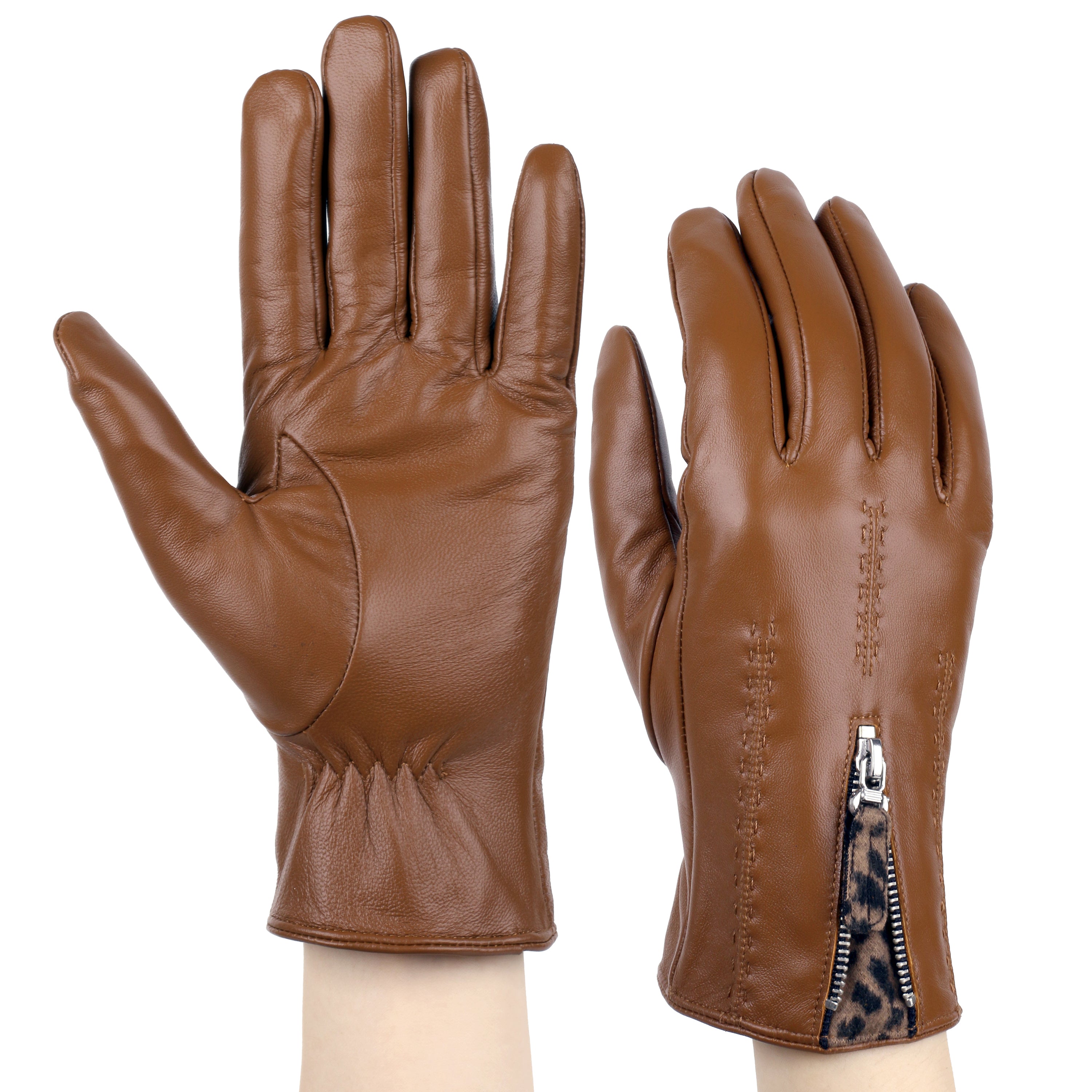 Karla Hanson Women's Leather Touch Screen Gloves