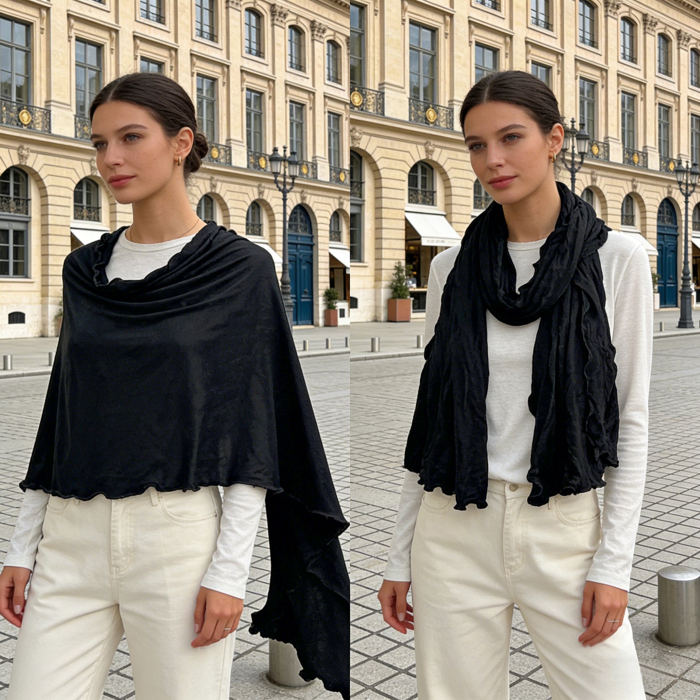 Karla Hanson Women's Portable Shawl Black - Karla Hanson