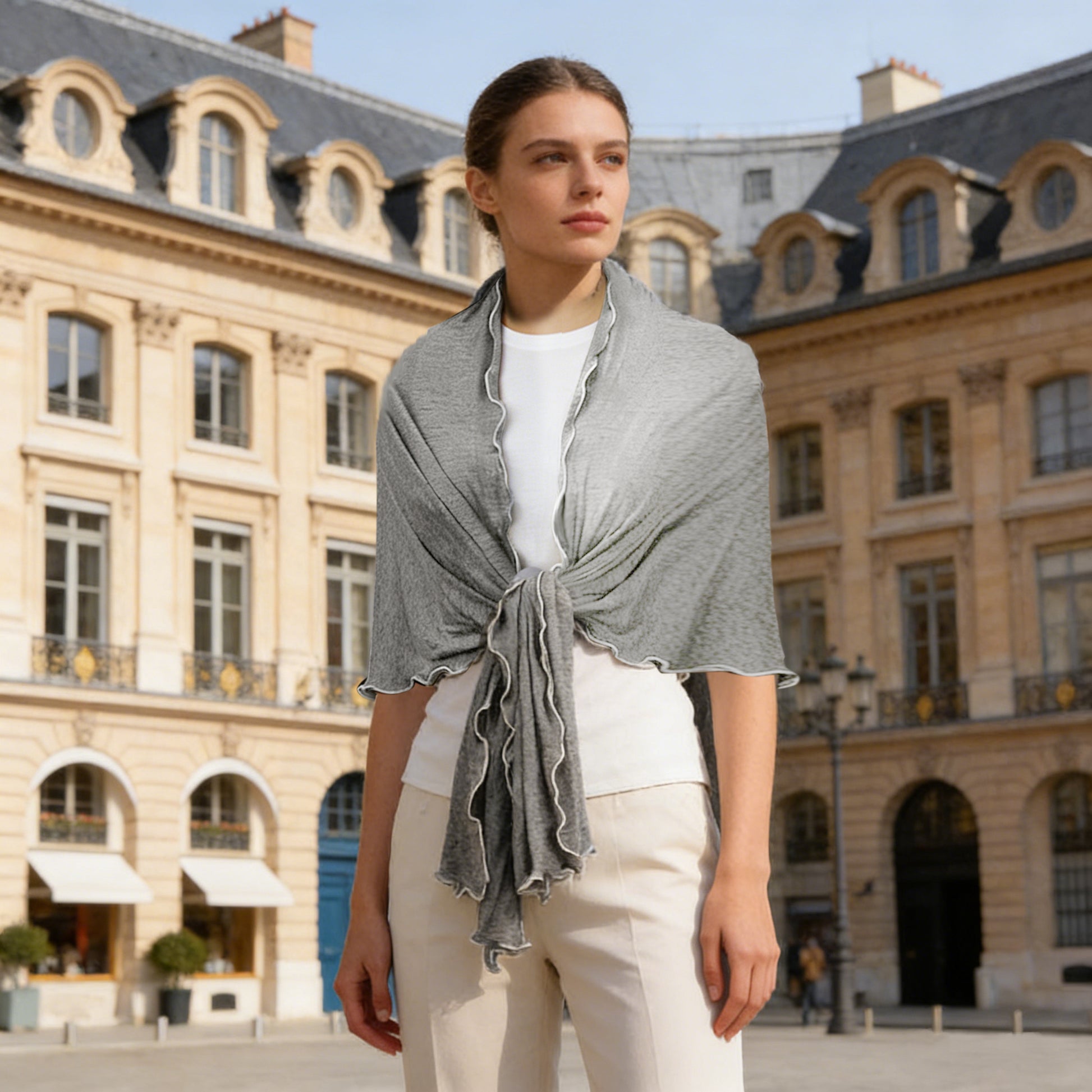 Karla Hanson Women's Portable Shawl Grey - Karla Hanson