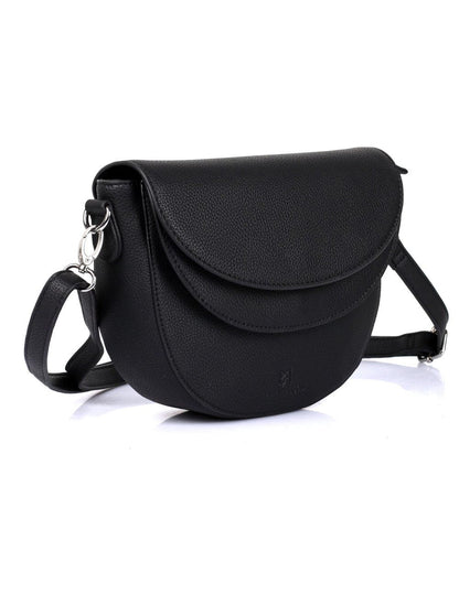 Karla Hanson Linda Women's Saddle Crossbody Bag Python & Black - Karla Hanson