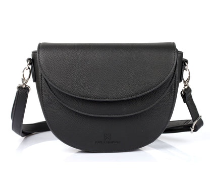 Karla Hanson Linda Women's Saddle Crossbody Bag Python & Black - Karla Hanson