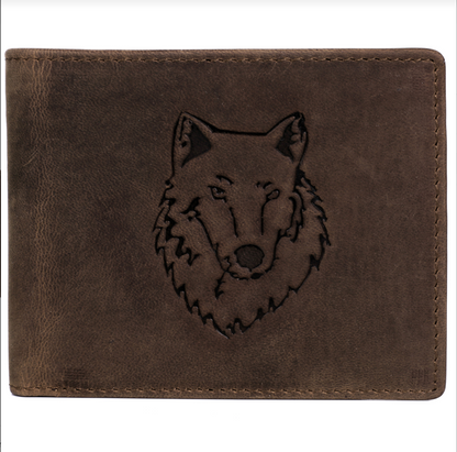 Timber Wolf Leather Wallet