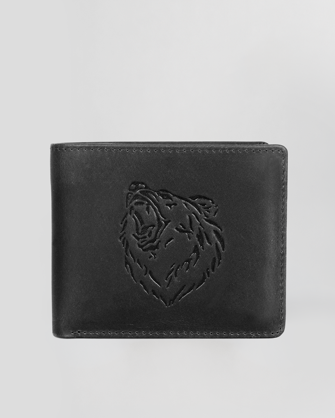 Grizzly Bear Leather Wallet