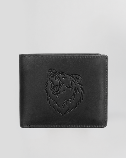 Grizzly Bear Leather Wallet