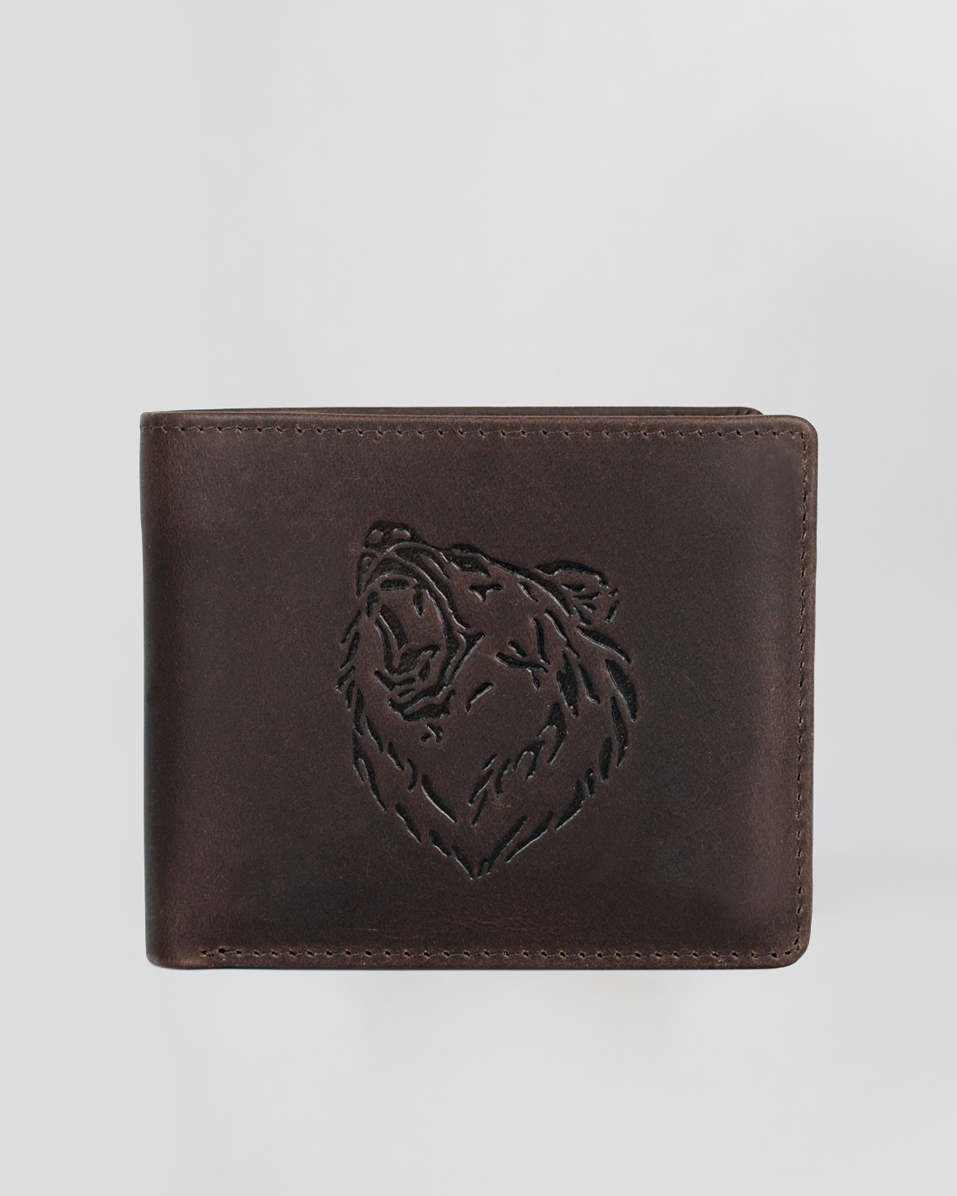 Grizzly Bear Leather Wallet