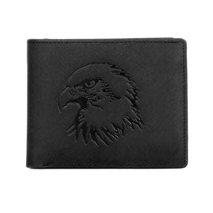 Karla Hanson AMERICA WILD Men's Hunter Leather Wallet Eagle - Karla Hanson