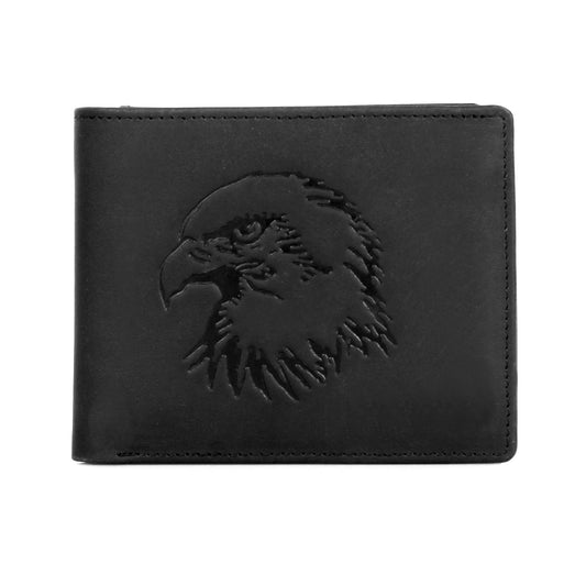 Karla Hanson AMERICA WILD Men's Hunter Leather Wallet Eagle