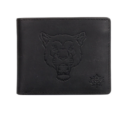 Karla Hanson AMERICA WILD Men's Hunter Leather Wallet Mountain Lion - Karla Hanson