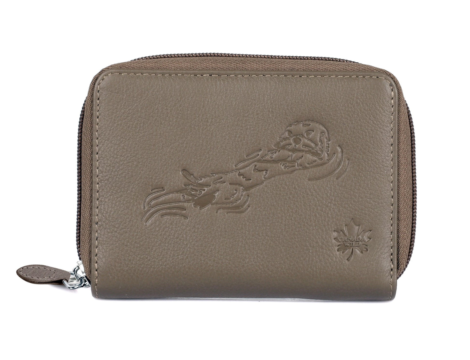Karla Hanson AMERICA WILD Women's Leather Wallet Sea Otter - Karla Hanson