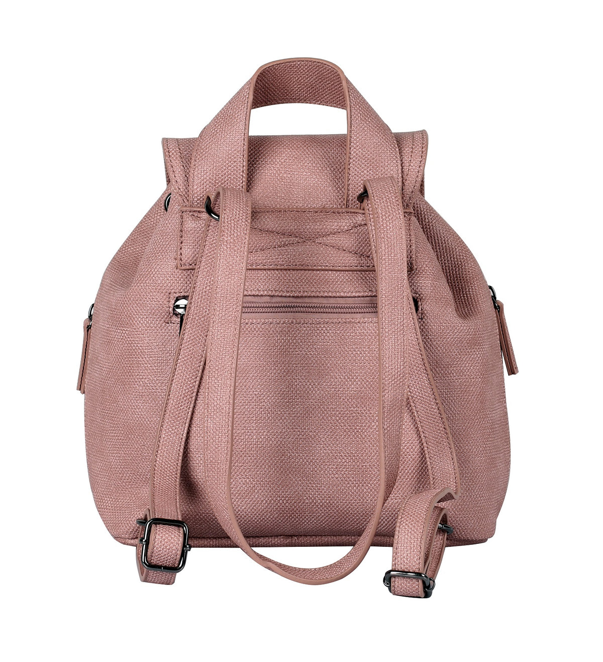 Hailey 2-in-1 Convertible Backpack and Crossbody Bag in Pink - view 2 - Karla Hanson