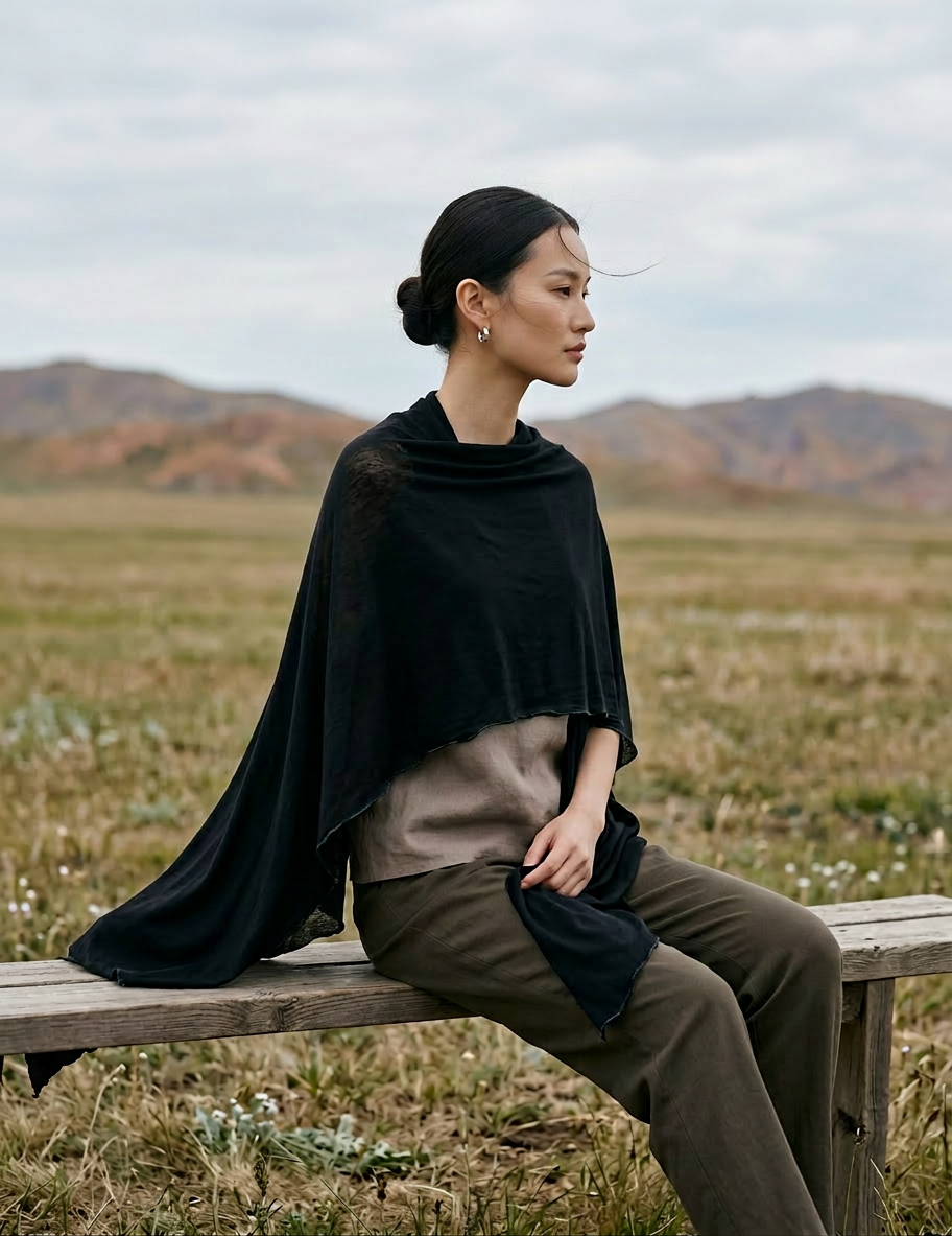 Karla Hanson Women's Portable Shawl Black