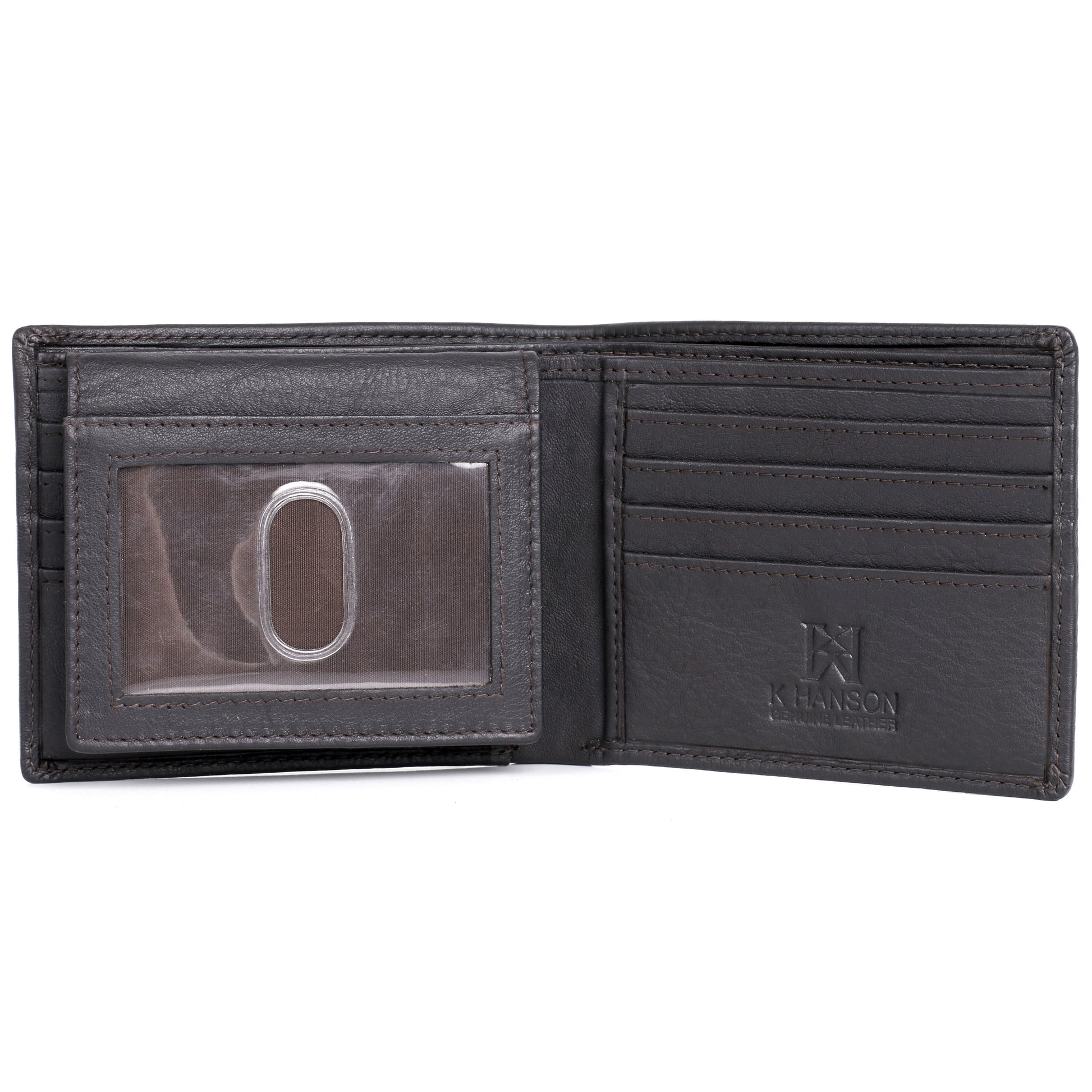 Karla Hanson Men's RFID Leather Bifold Wallet with Top Card Holder Insert - Karla Hanson