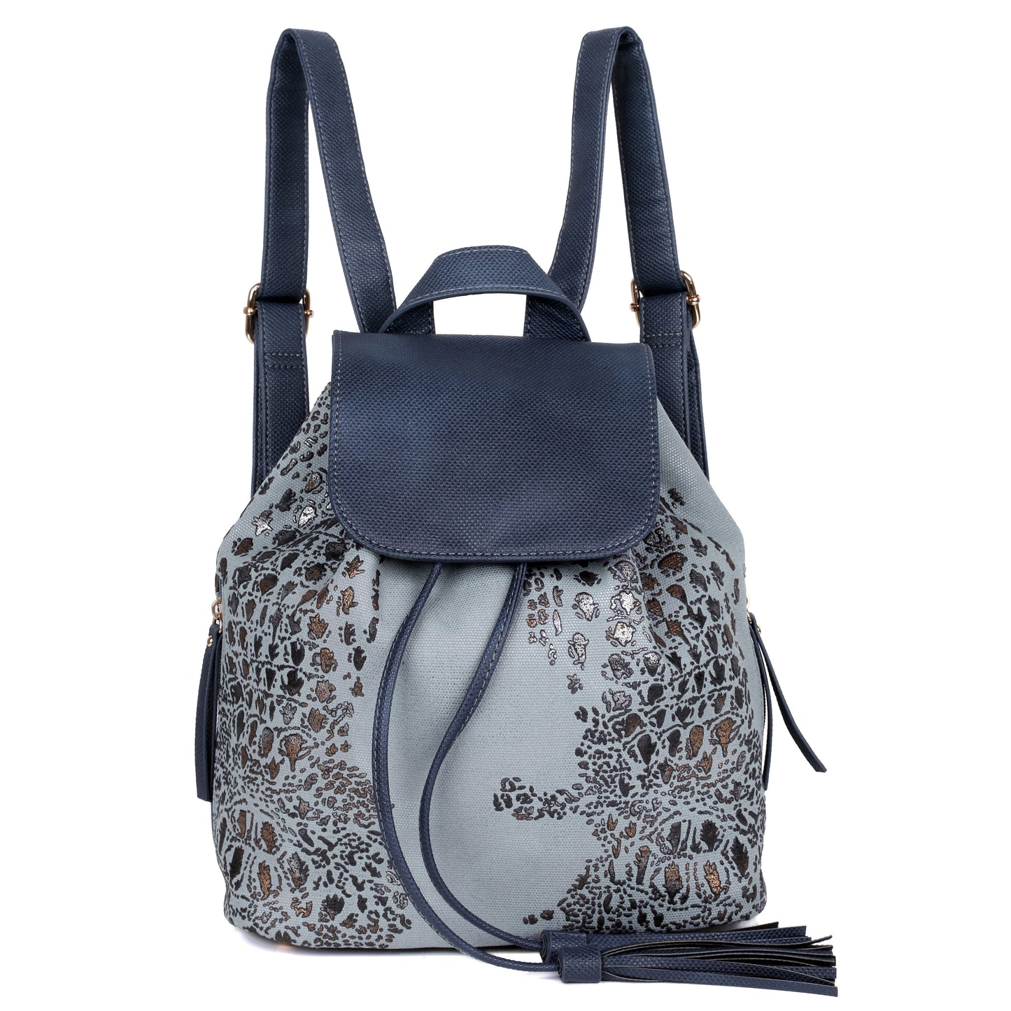 Karla Hanson Eva Women's RFID Blocking Convertible Backpack Navy - Karla Hanson