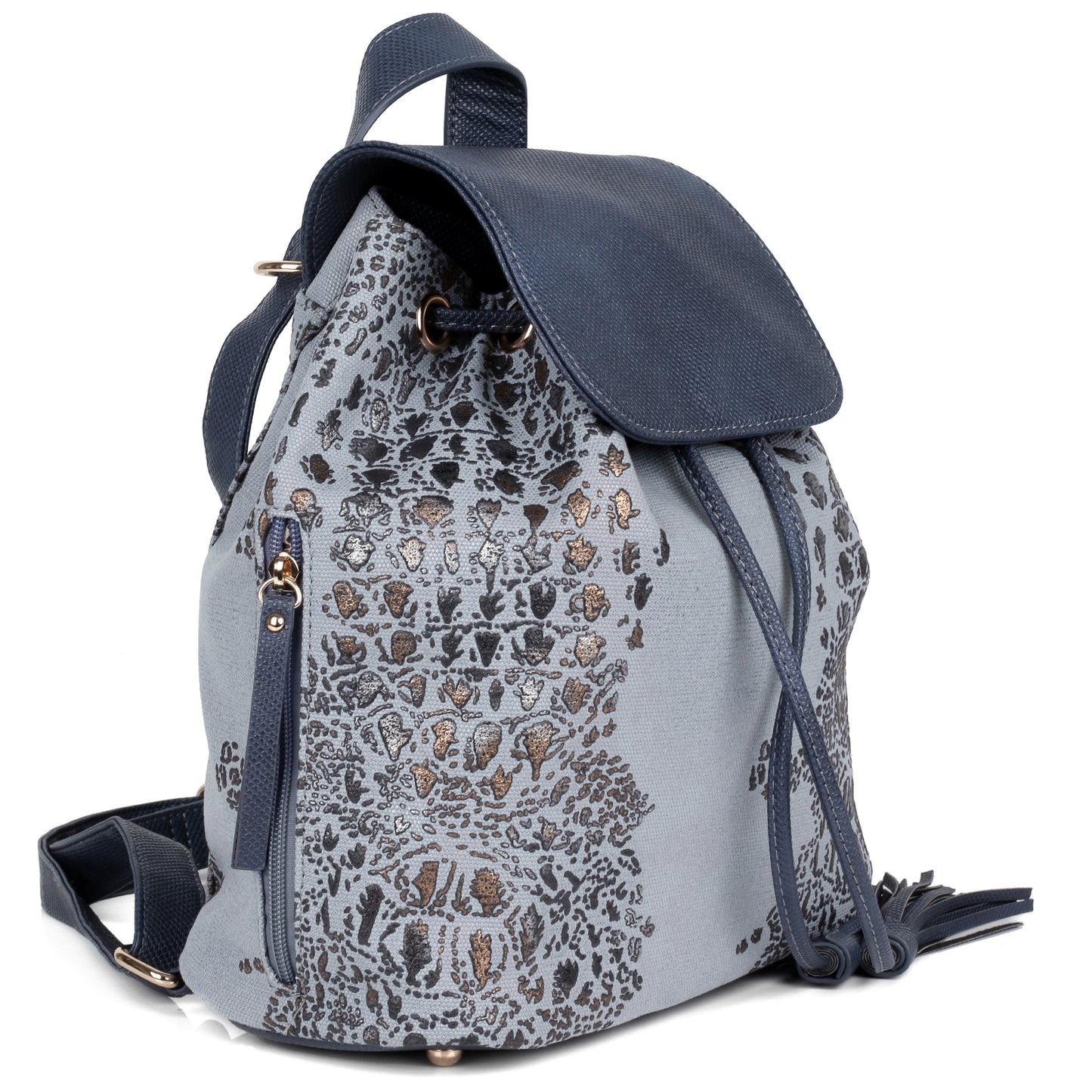 Karla Hanson Eva Women's RFID Blocking Convertible Backpack Navy - Karla Hanson