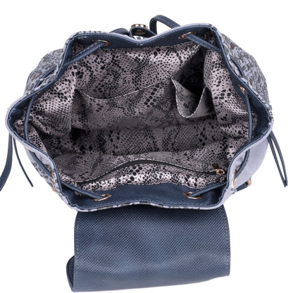 Karla Hanson Eva Women's RFID Blocking Convertible Backpack Navy - Karla Hanson