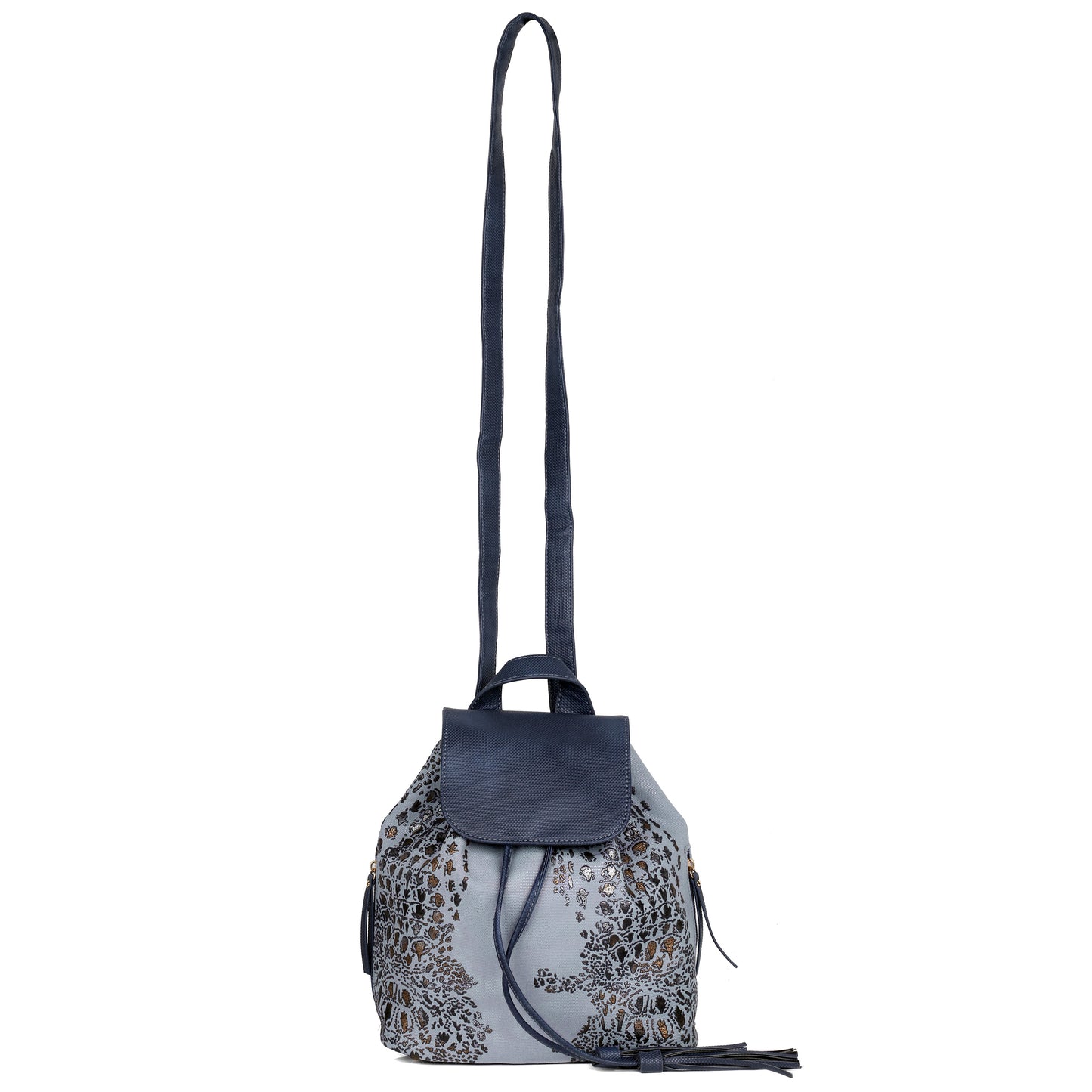 Karla Hanson Eva Women's RFID Blocking Convertible Backpack Navy - Karla Hanson